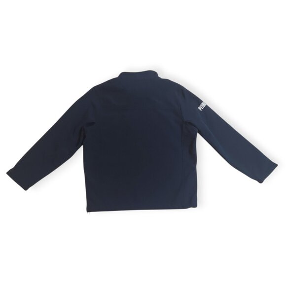 Penn State University Track Jacket Colosseum Athletics Large Blue Fleece Lined - Picture 3 of 8